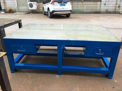 专业定制重型工作台 钢板台面工作台 不锈钢包面工作台_设备栏目_